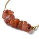 12 Stück geflochtene Perlenarmbänder im 12-Stil aus natürlichen und synthetischen gemischten Edelsteinsplittern BJEW-JB09851-8