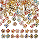 Wadorn 160 Stück 16-Stil-Blumenglas-Strass-Ornament-Zubehör DIY-WR0002-73-1