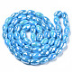 Electroplate Glass Beads Strands EGLA-S194-15A-A07-2