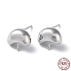 Accessoires pour boucles d'oreilles en argent sterling rhodié 925 STER-M115-19P-1