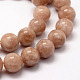 Chapelets de perles de sunstone naturelle naturelles X-G-F364-11-6mm-5