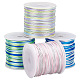 Pandahall elite 4 rouleaux 4 couleurs cordon de fil de nylon teint par segment NWIR-PH0002-14A-1