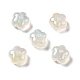 UV Plating Rainbow Iridescent Acrylic Beads PACR-M002-05-2