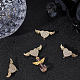 Beebeecraft 4 pièces en laiton micro pavé clair zircone cubique accessoires de broche FIND-BBC0002-79-4