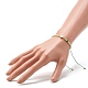Set di bracciali con perline intrecciate in filo di nylon BJEW-JB06449-7