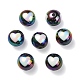 Placcatura uv perline acriliche iridescenti arcobaleno OACR-F004-09A-2