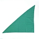 布ペットハンカチ  ペット用品  三角形  シーグリーン  350x730x0.8mm AJEW-WH0223-48B-2