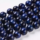 Natürlichen blauen Tigerauge Perlen Stränge G-G099-10mm-13-1