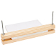 BENECREAT Wooden Bookbinding Press Large Press Bookbinder 15x1.5 Inch Flat Paper Press Machine Wood Form Factor Padding Press for Home DIY-WH0453-37-1