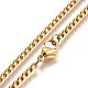 304 Stainless Steel Box Chain Necklaces NJEW-O110-05F-G-2