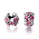 Alloy Rhinestone Spacer Beads RB-E534-01AS-B-2