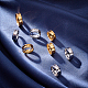Unicraftale 8pcs 8 estilo 201 configuraciones de anillo de dedo ranurado de acero inoxidable MAK-UN0001-37-3