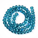 Chapelets de perles en verre électroplaqué EGLA-A034-T8mm-L25-3