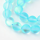Chapelets de perles en pierre de lune synthétique X-G-R375-8mm-A04-1