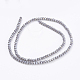 Chapelets de perles en verre électroplaqué GLAA-F076-FR02-2