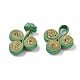 Conjuntos de botones de nudos hechos a mano de ranas chinas BUTT-WH0014-27D-2