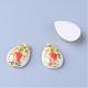 Printed Resin Cabochons CRES-T003-13x18mm-09-1