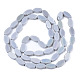 Chapelets de perles en verre électroplaqué EGLA-Q125-009B-2