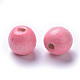 Perles en bois naturel teint WOOD-Q006-20mm-07-LF-2