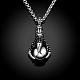 Vintage 316L Stainless Steel Animal Claw Pendant Necklaces NJEW-BB02004-2