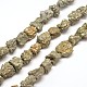 Natural Pyrite Nuggets Beads Strands G-I125-89-1