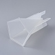 DIY五角形アロマセラピーキャンドルプラスチック金型  キャンドル作りに  ホワイト  91x88x134mm  内径：80x76mm X-DIY-F048-07-2
