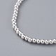 925 ensemble de bracelets extensibles en perles d'argent sterling BJEW-JB04975-5