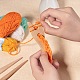 木製編みフォークと大きな目の針セット  DIY編み用  織り道具  バリーウッド TOOL-NB0001-27-6