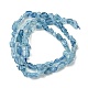 Natural Aquamarine Beads Strands G-Z034-D07-01-3
