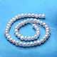 Hebras de perlas de perlas de agua dulce cultivadas naturales de papa PEAR-E007-6-7mm-A-2