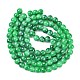 Baking Painted Glass Round Bead Strands DGLA-Q019-8mm-M-6