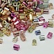 Boxed Electroplate Glass 11/0 Two Cut Seed Beads SEED-A014-11-QAM-B-2