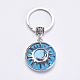 Synthetic Turquoise Keychain KEYC-G043-B02-1