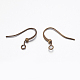 Brass Ear French Earring Hooks KK-K225-11-AB-2