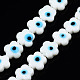 Handmade Evil Eye Lampwork Beads Strands LAMP-N029-008H-1