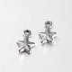 304 Stainless Steel Five-Pointed Star Charms STAS-N059-37-1