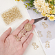 SUPERFINDINGS 40Pcs Hollow Bear Charm Alloy Bear Pendants Charms 25x16mm Light Gold Smooth Metal Pendant for Jewelry Necklace Earring Making Hole:1.8mm FIND-FH0004-52-3