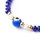 Ensemble de bracelets de perles tressées en fil de nylon réglable BJEW-JB06440-9