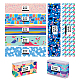 Pandahall Elite 90pcs 9 Farben handgemachtes Seifenpapier-Tag DIY-PH0005-60-1