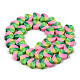 Handmade Polymer Clay Beads Strands X-CLAY-N008-002A-2