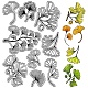 CRASPIRE Ginkgo Leaves Clear Rubber Stamps Retro Autumn Plant Leaf Vintage Reusable Transparent Silicone Stamp Seals for Journaling Card Making Scrapbooking Photo Album Decorative DIY Christmas Gift DIY-WH0439-0252-1