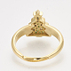 Brass Cubic Zirconia Pendants & Stud Earrings & Adjustable Rings Jewelry Sets SJEW-S043-03-3
