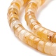Chapelets de perles jaunes en aventurine naturelle G-F631-A47-2