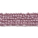 Fili di perle di giada imitazione vetro GLAA-H021-02-05-2