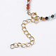 Natural Agate Pendant Beaded Necklaces NJEW-K108-12-01-3