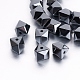 Non-magnetic Synthetic Hematite Beads Strands G-P341-18-6x6mm-1