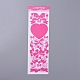 Bowknot & Heart Pattern Decorative Stickers Sheets DIY-L037-G04-1