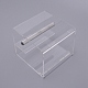 アクリルオウムフィーダー  鉄のフック  正方形  ペット用品  透明  12.8x13x11cm AJEW-WH0162-13-2