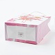 長方形の紙袋  ハンドル付き  ギフトバッグ  ショッピングバッグ  フラミンゴの形の模様  バレンタインデーのために  パールピンク  27x21x11cm AJEW-G019-04M-02-2