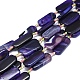 Natural Banded Agate/Striped Agate Beads Strands G-L544-022-2